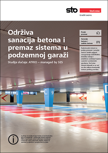 Održiva sanacija betona i premaz sistema u podzemnoj garaži