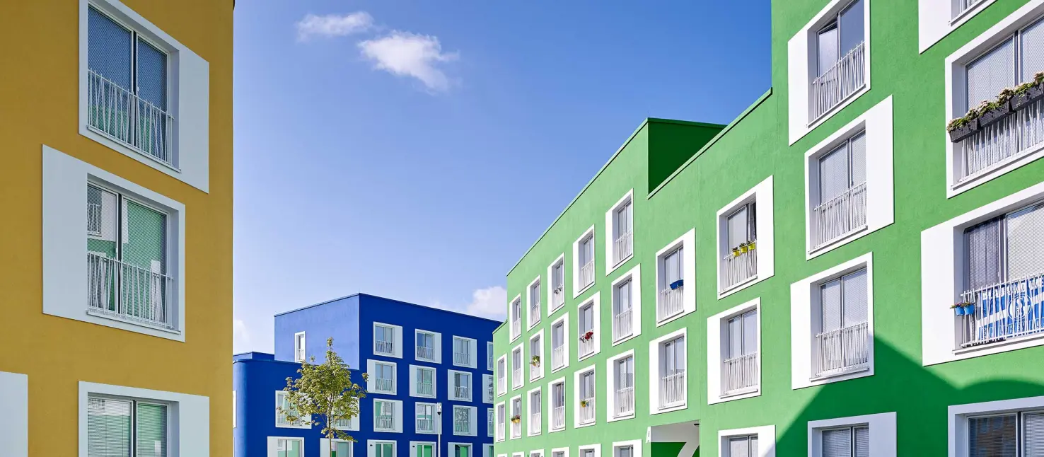 Fasadna boja: šarena fasada studentskog doma