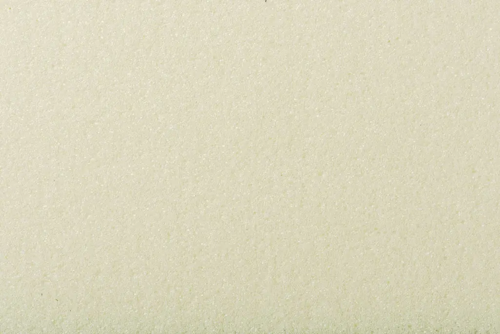 Detalj površine bele izolacione ploče od pene.