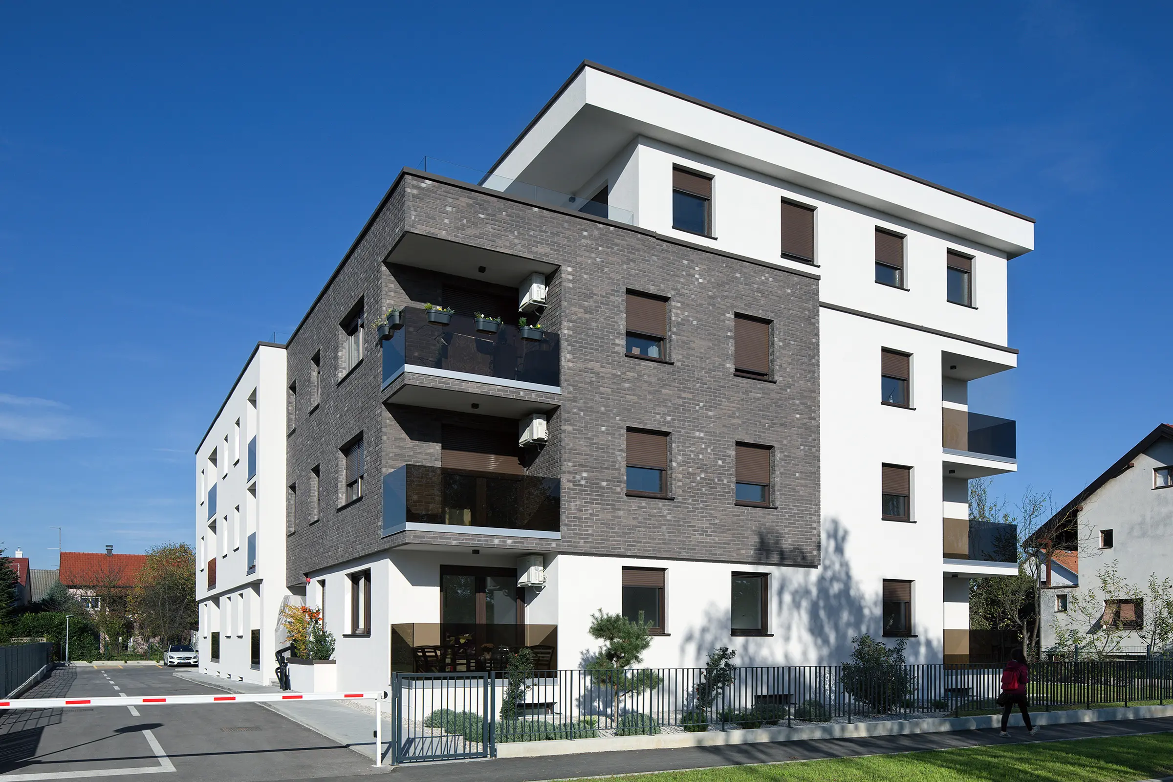 Stambeni kompleks Gortanova, Varaždin, Hrvatska, StoBrick klinker pločice, StoTherm Mineral