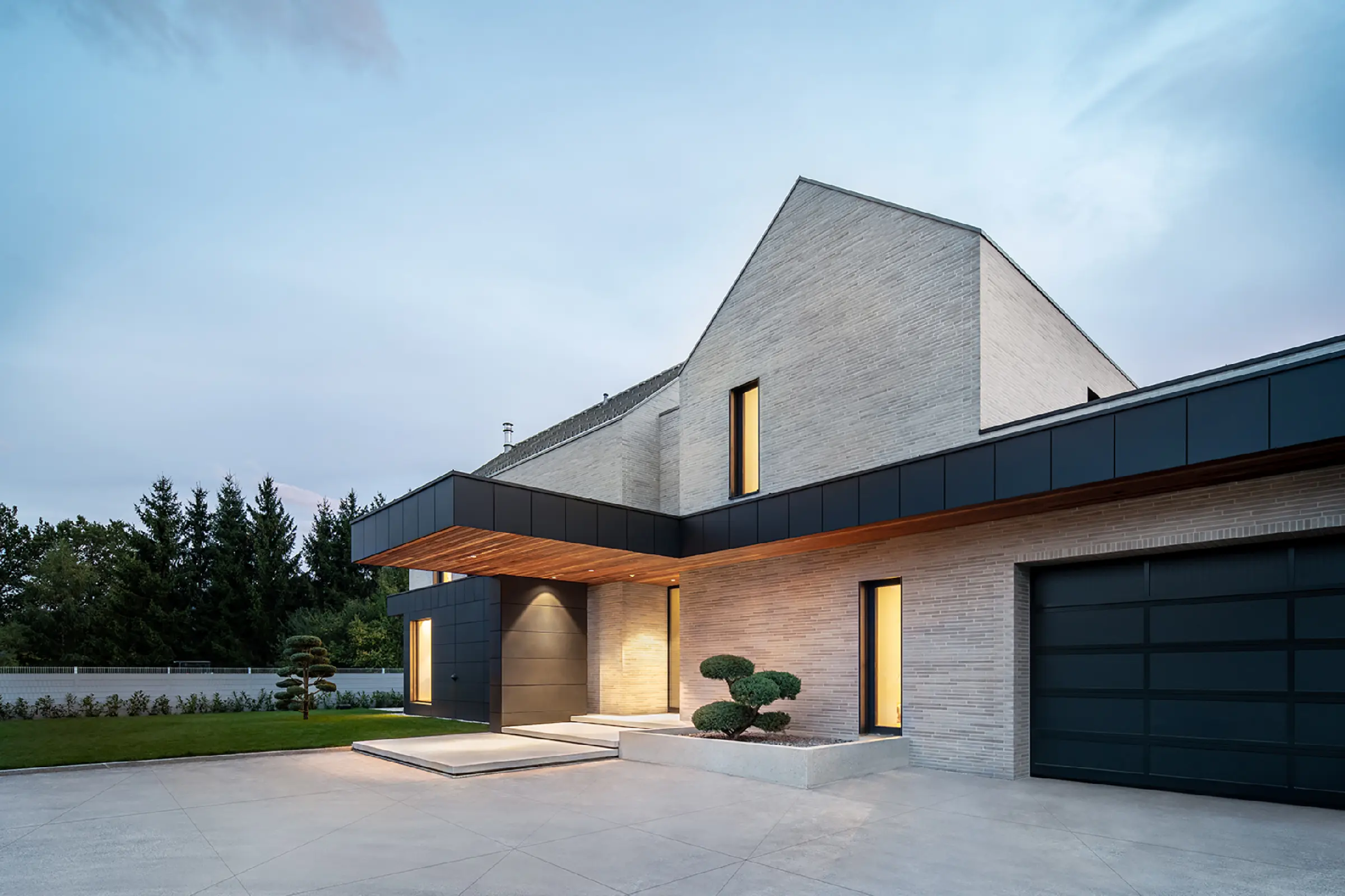 Vila G., Lesce, Slovenija, fasada, StoBrick klinker pločice