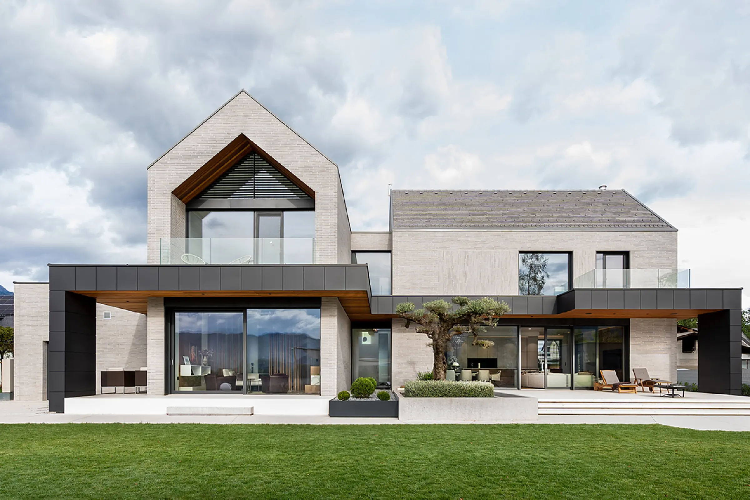 Vila G., Lesce, Slovenija, fasada, StoBrick klinker pločice