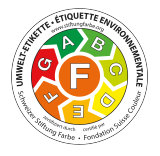 ekološka etiketa CH F u boji